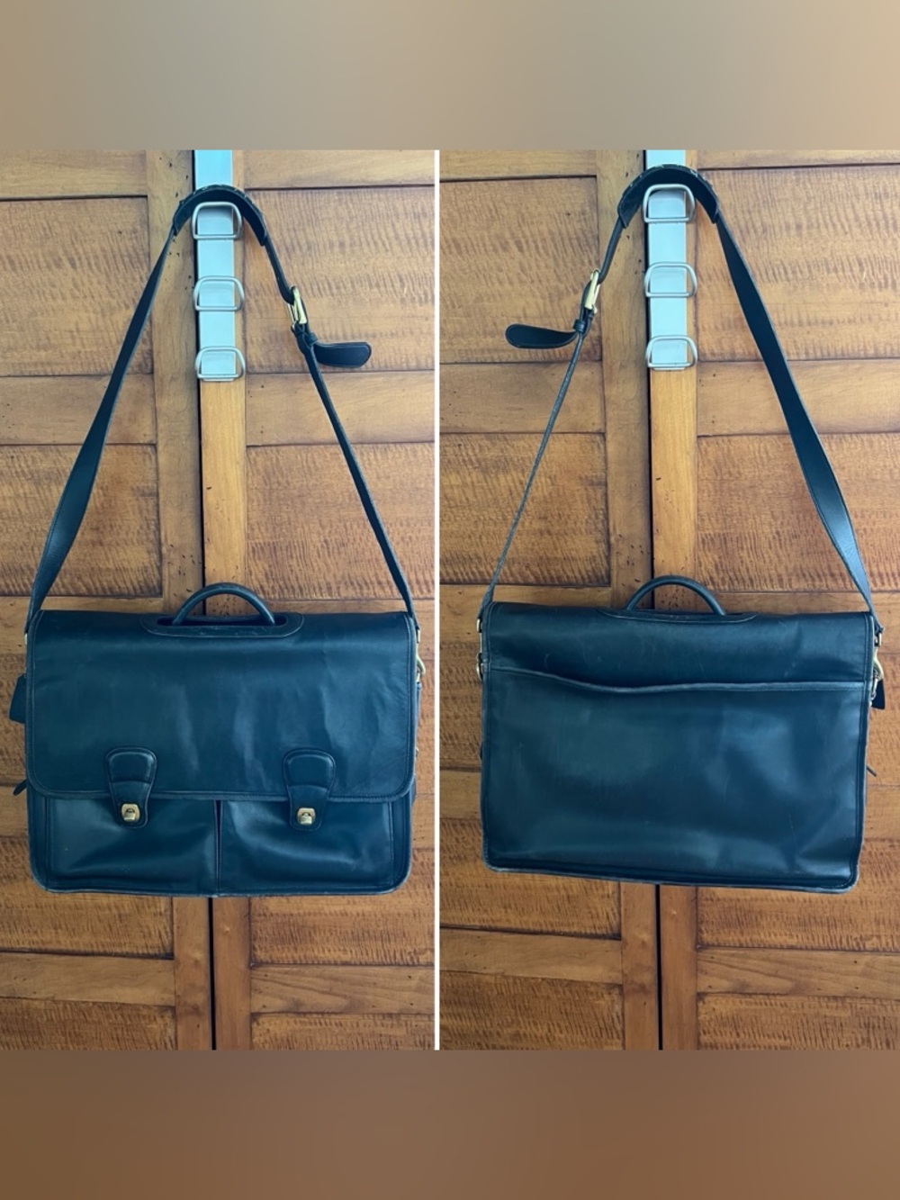 💼0532 Prescott Diplomat Laptop Organizer Briefcase Messenger Computer Lawyer Bag - Picture 16 of 17